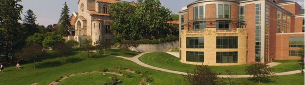 Outdoor view of St. Kate's Library